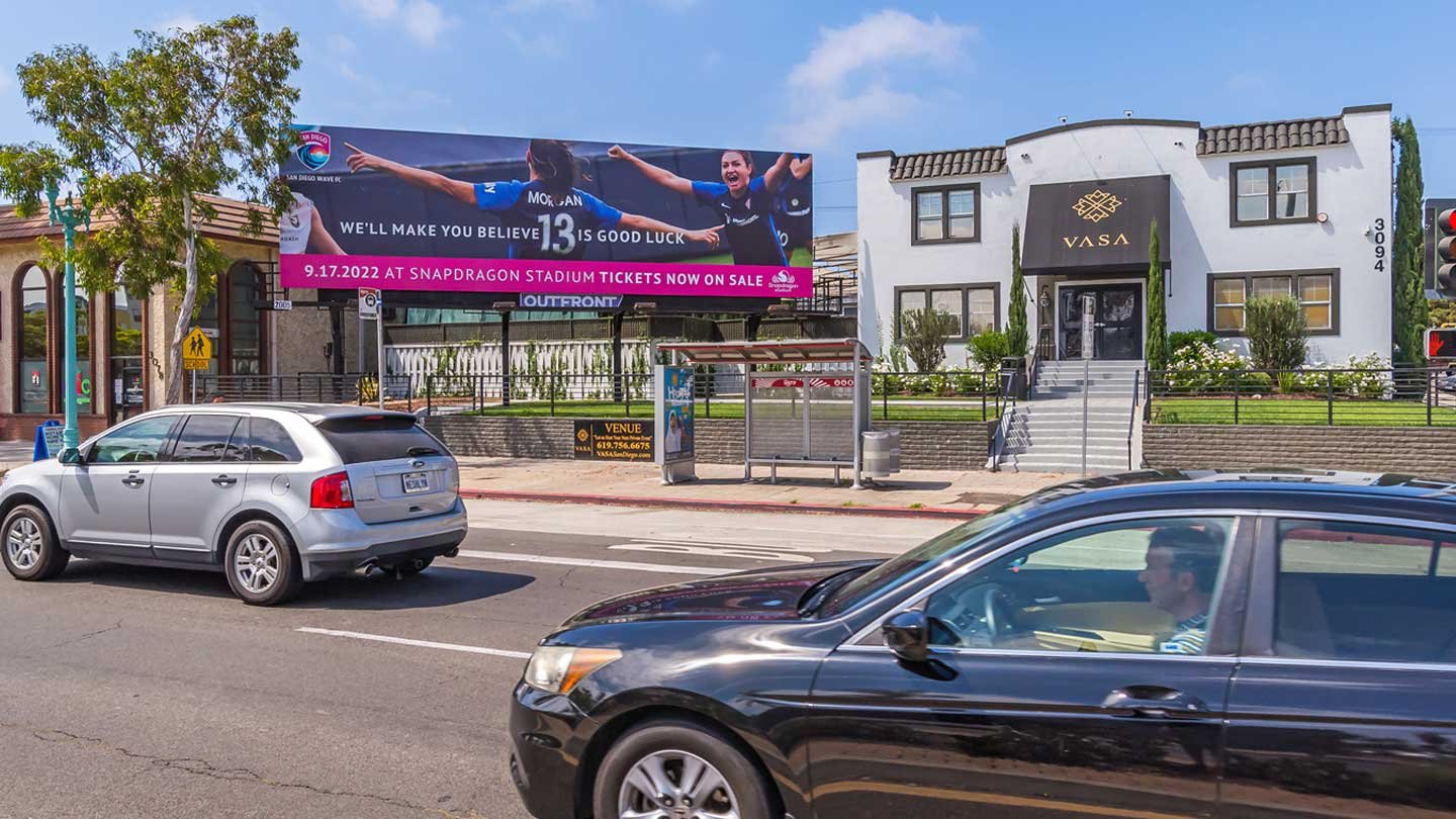 san diego futbol club billboard out of home advertising