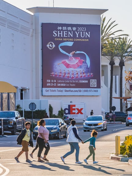 shen yun billboard out of home advertising in san diego california