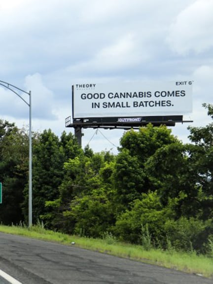 theory wellness highway billboard in springfield holyoke