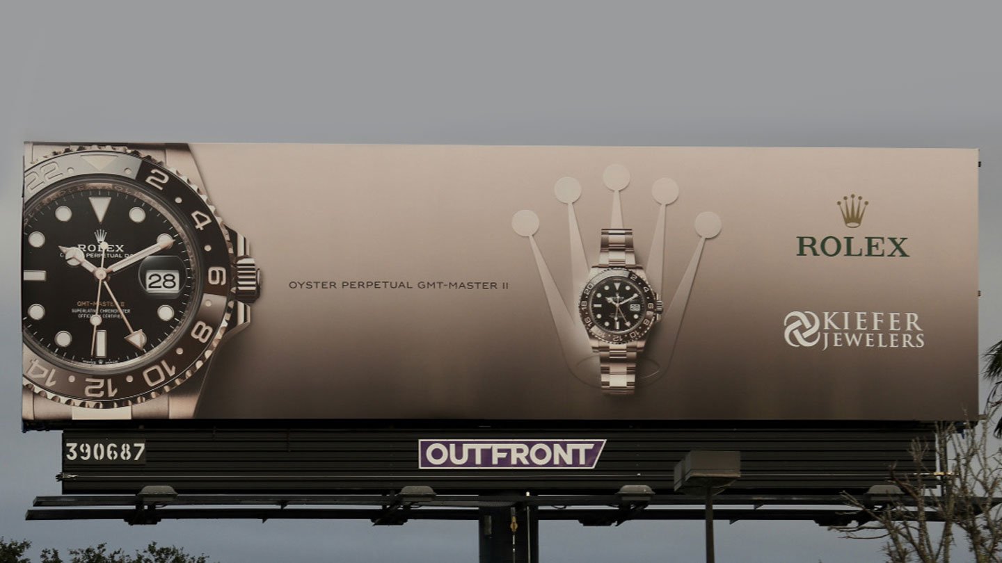 kiefer jewelers billboard advertising in tampa florida