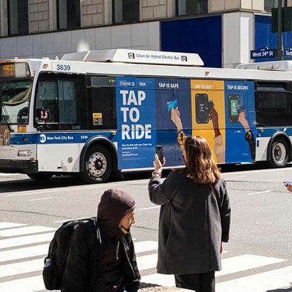 new york bus advertising