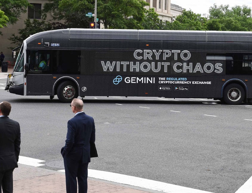 out of home bus advertising gemini