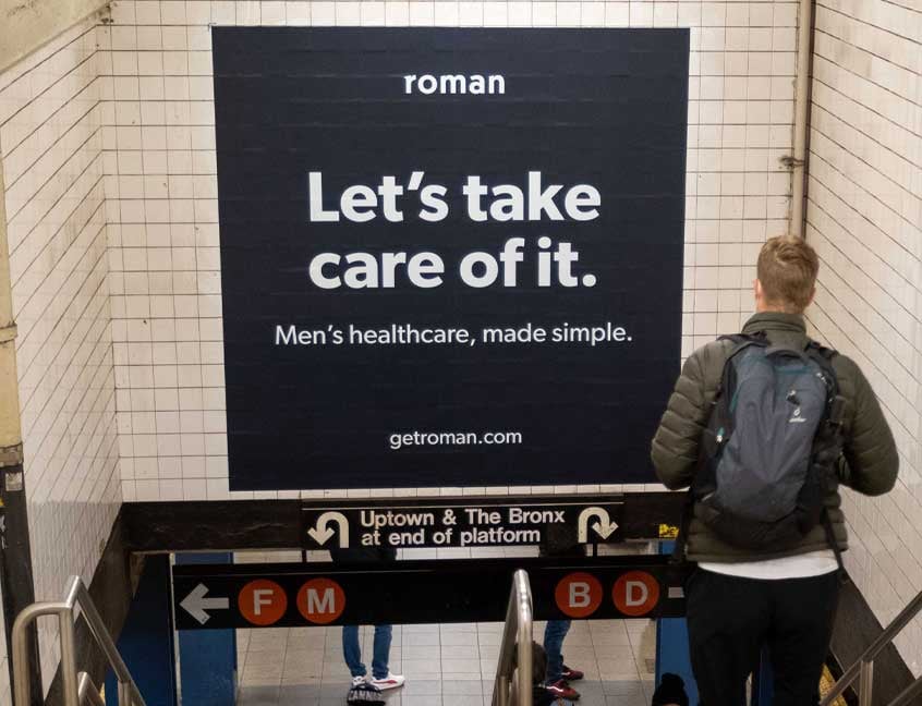 out of home transit advertising roman new york city