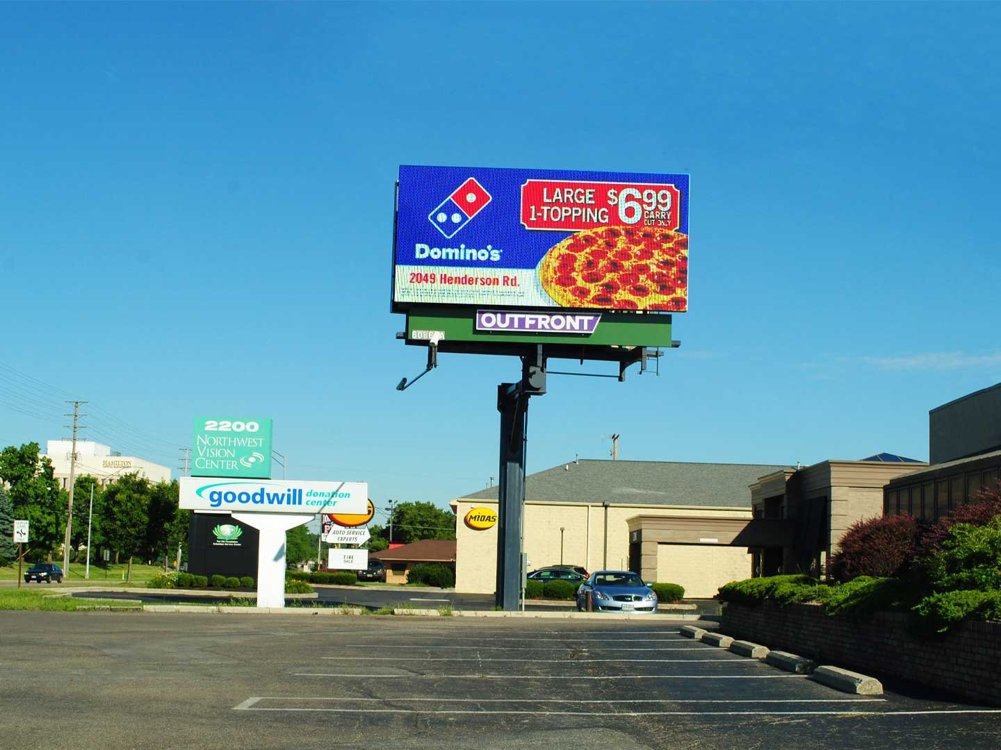 out of home digital billboard advertising columbus ohio