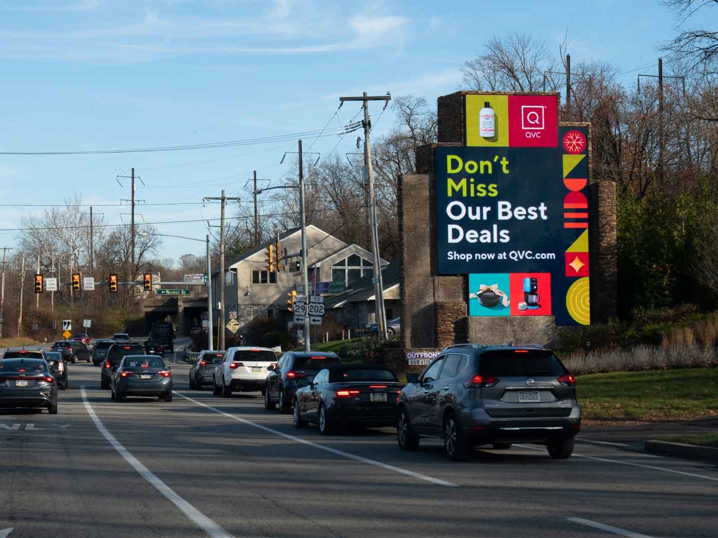out of home billboard advertising philly qvc