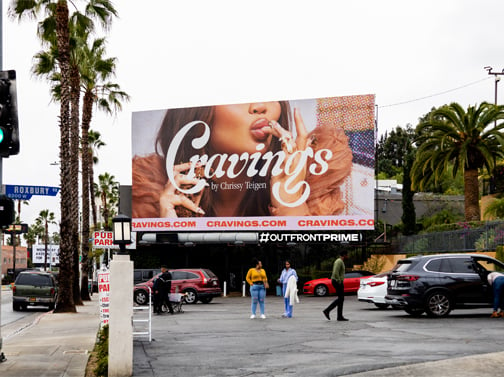 cravings billboard out of home advertising in los angeles
