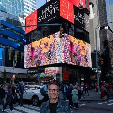 out of home digital billboard advertising new york city ad art show