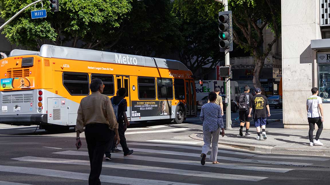 The Last of US FYC ad on Los Angeles bus