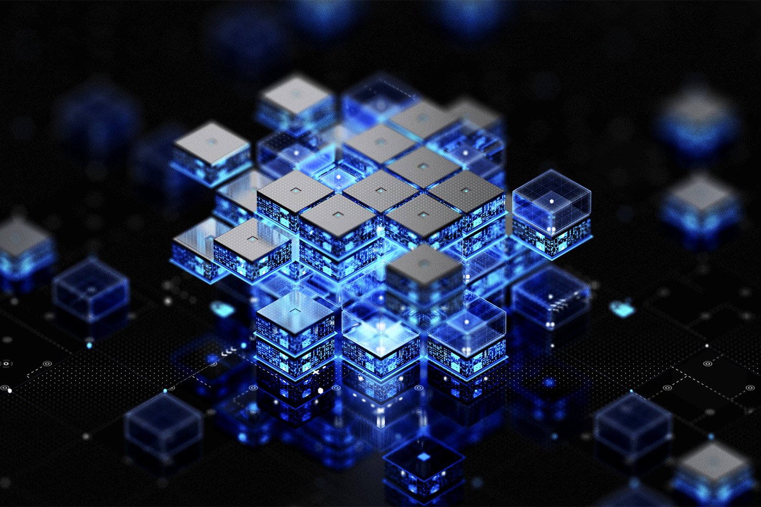 Digital pillars and squares