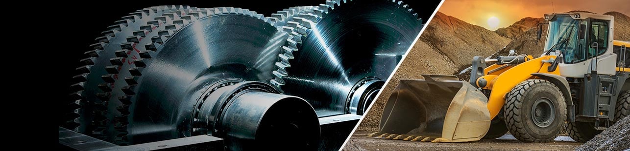 Metal gears and bulldozer