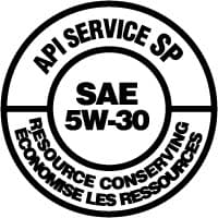 SERVICIO API SP - SAE 5W-30 - CONSERVACIÓN DE RECURSOS / AHORRO DE RECURSOS