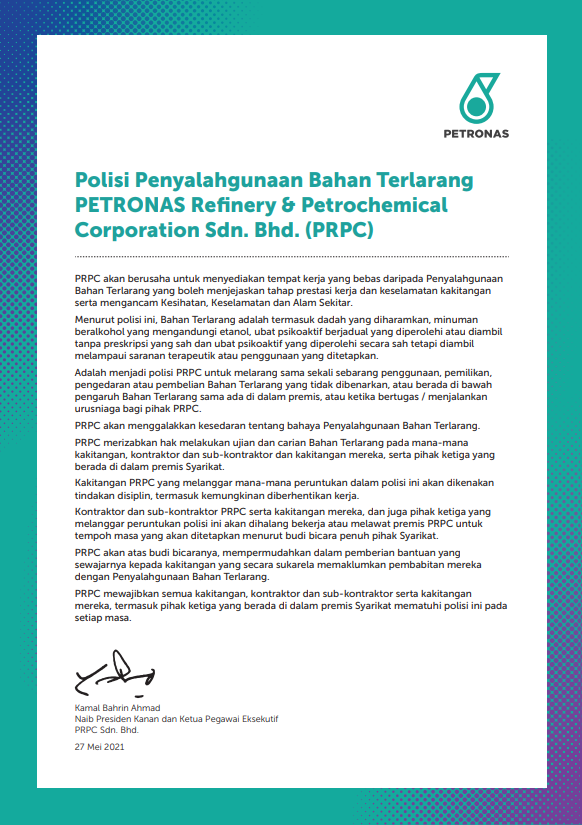 PRPC Substance Misuse Policy BM