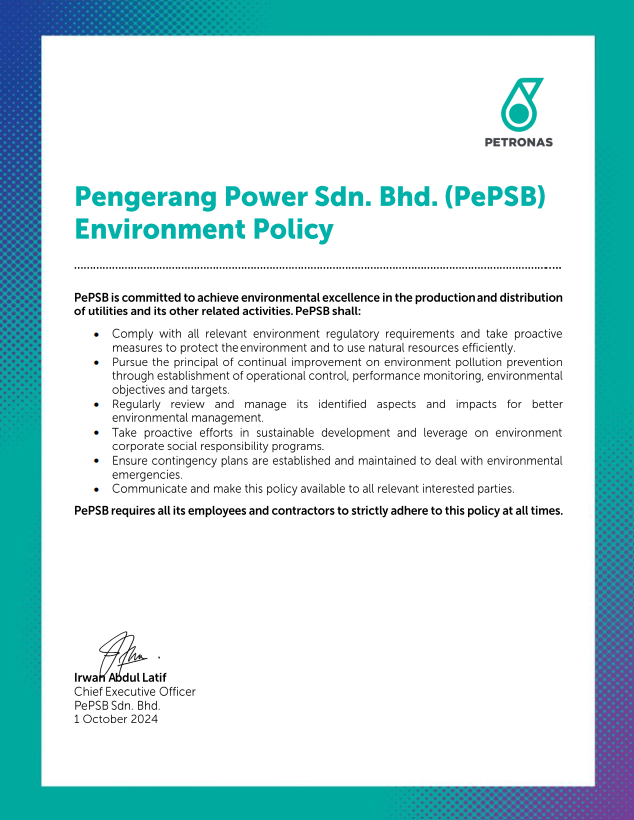 PePSB Environment Policy