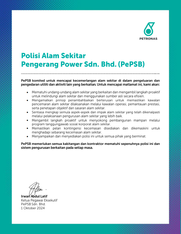 PePSB Environment Policy