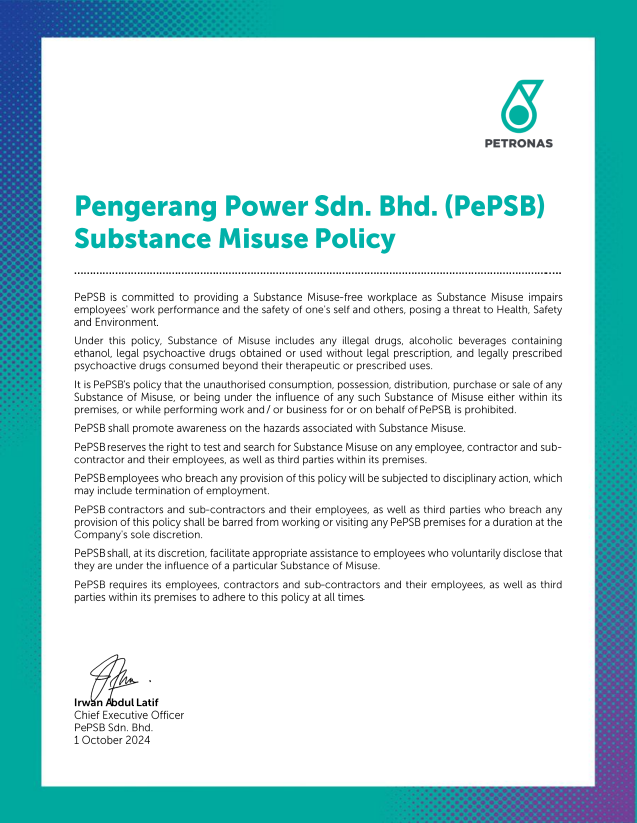 PePSB Substance Misuse Policy BI