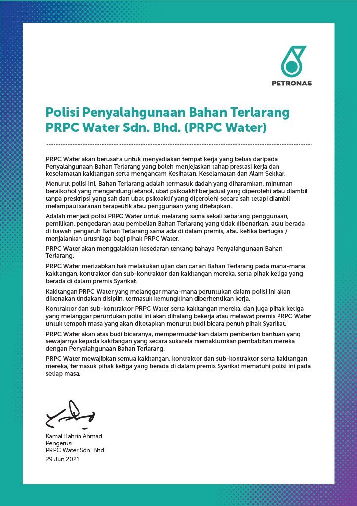 PRPC Water Substance Misuse Policy
