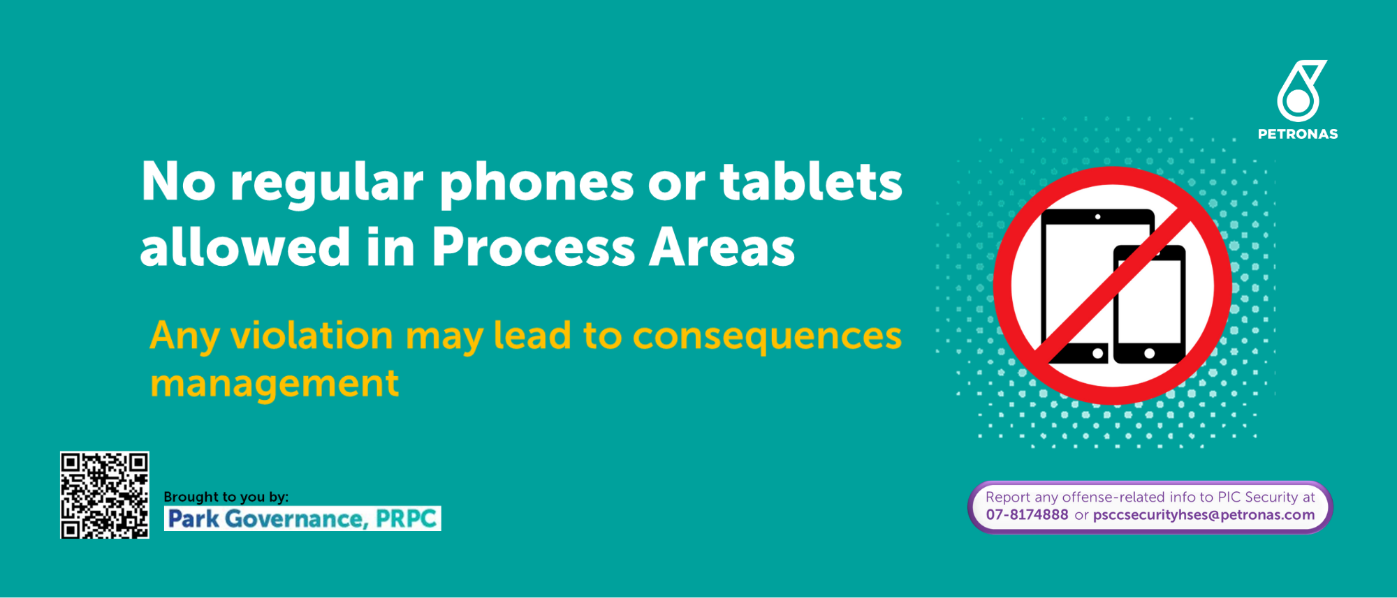 prohibition smartphone test poster
