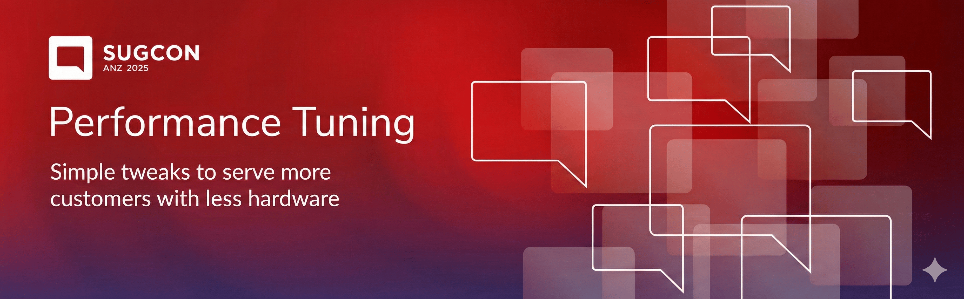 SUGCON ANZ 2025 - Performance Tuning Banner