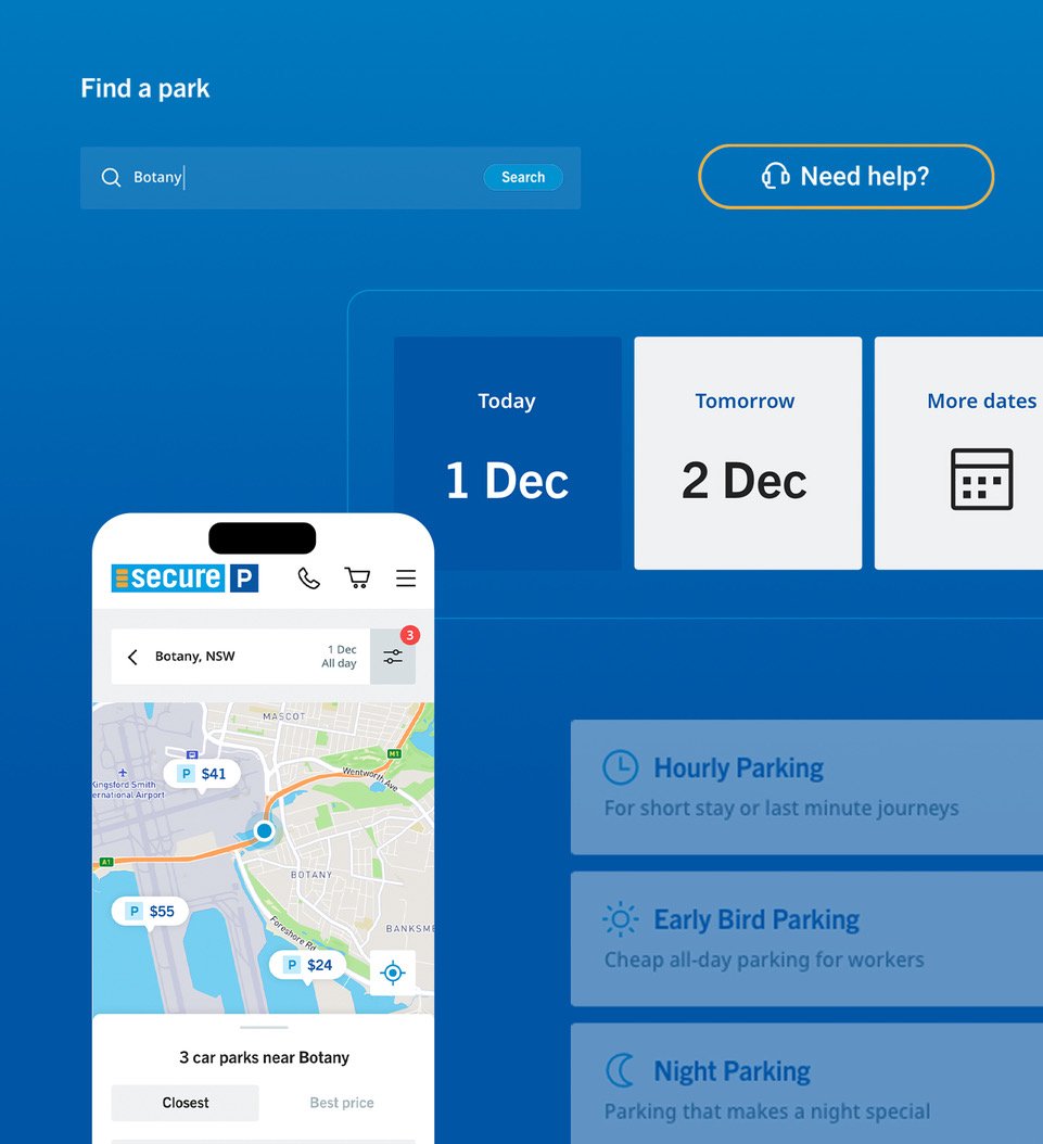 Secure Parking Voyager UI