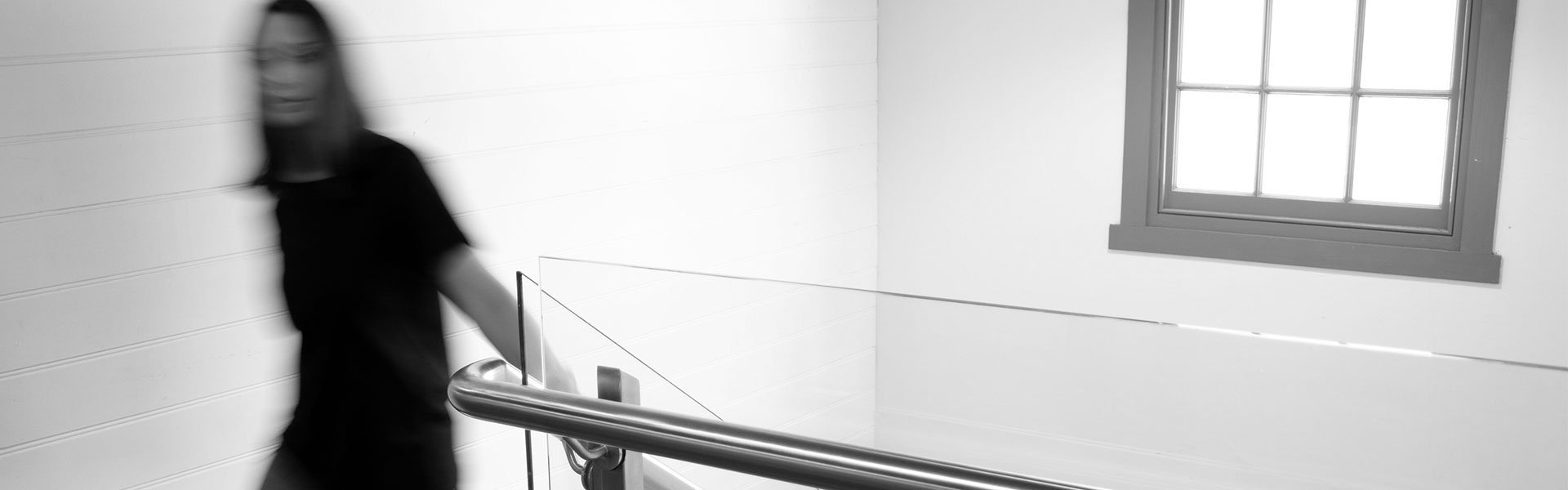 Walking up stairs