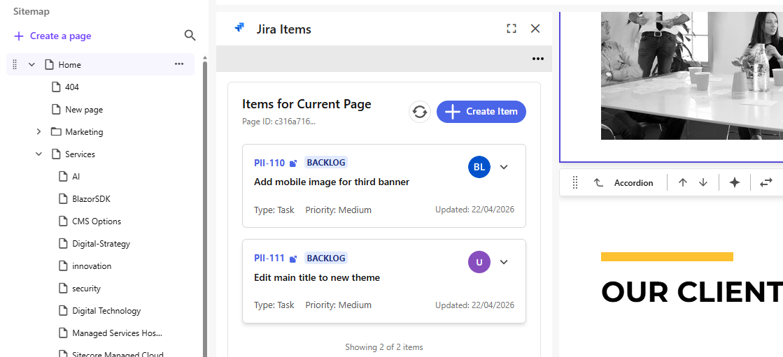 Jira Items