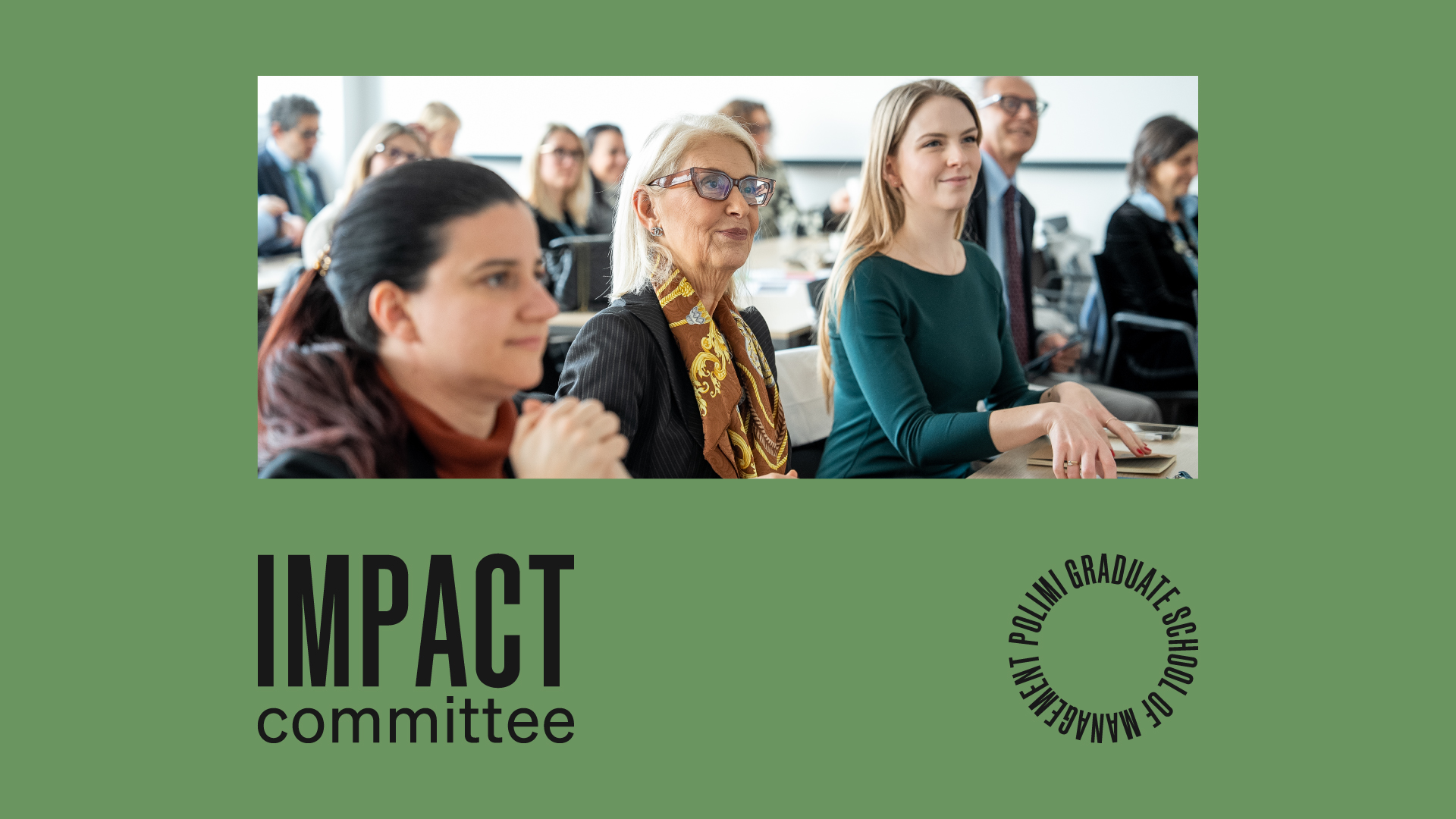 Un nuovo spazio di confronto per un futuro sostenibile: nasce l’Impact Committee di POLIMI Graduate School of Management
