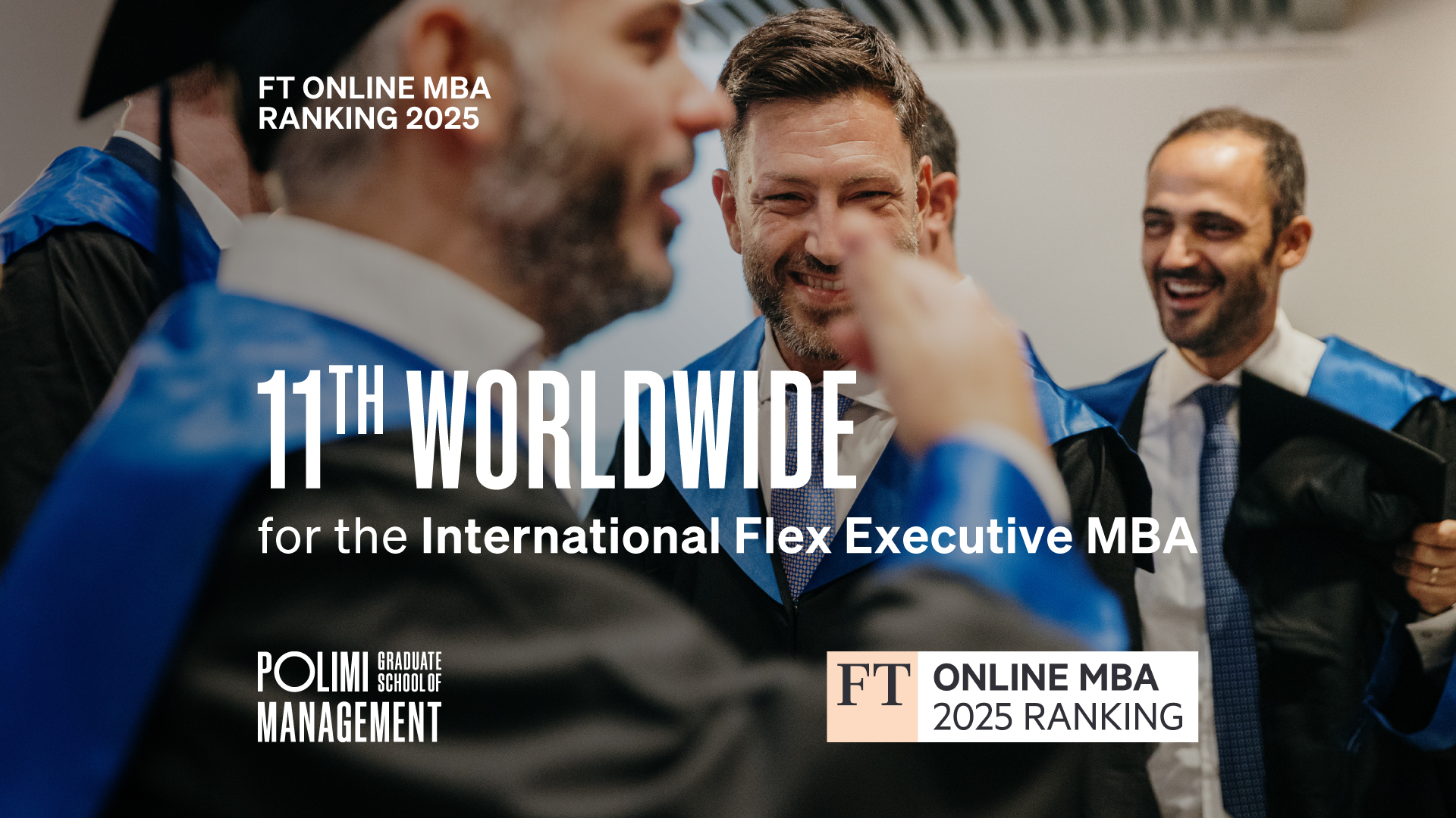 FT Online MBA Ranking 2025: POLIMI Graduate School of Management nella Top 15 globale con l’International Flex Executive MBA - POLIMI GSoM