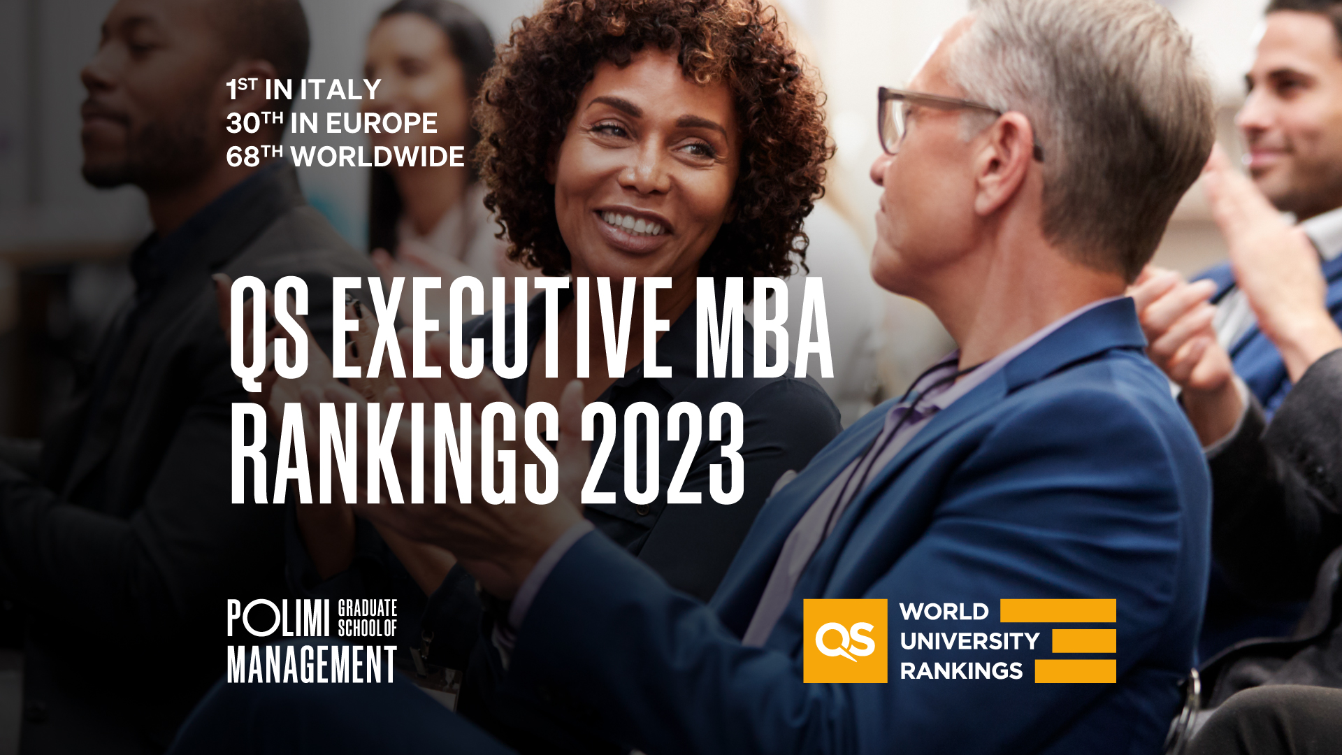 QS Executive MBA Rankings 2023: POLIMI GSoM Executive MBA Among The ...