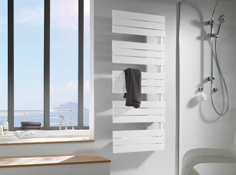 bad med vannbåren radiator