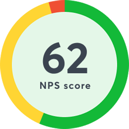 NPS score 62