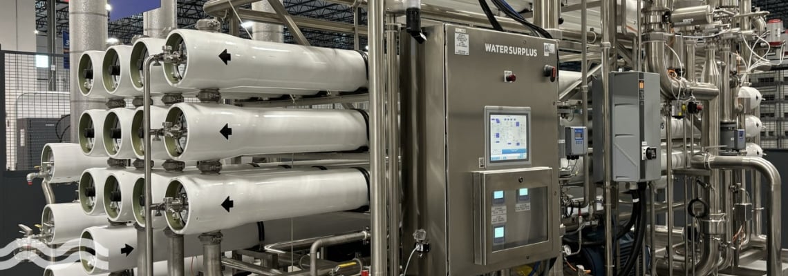 The BWRO system in situ 