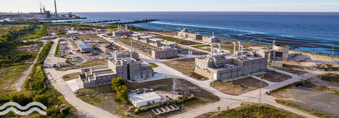 The treatment plant in Argentina