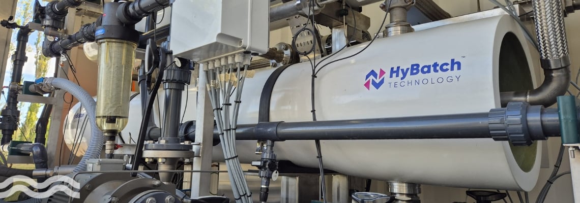Hybrid batch reverse osmosis system at wastewater treatment plant in Béziers