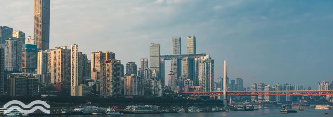  Skyline of Chongqing city with the Yangtze River in the foreground 1140x400