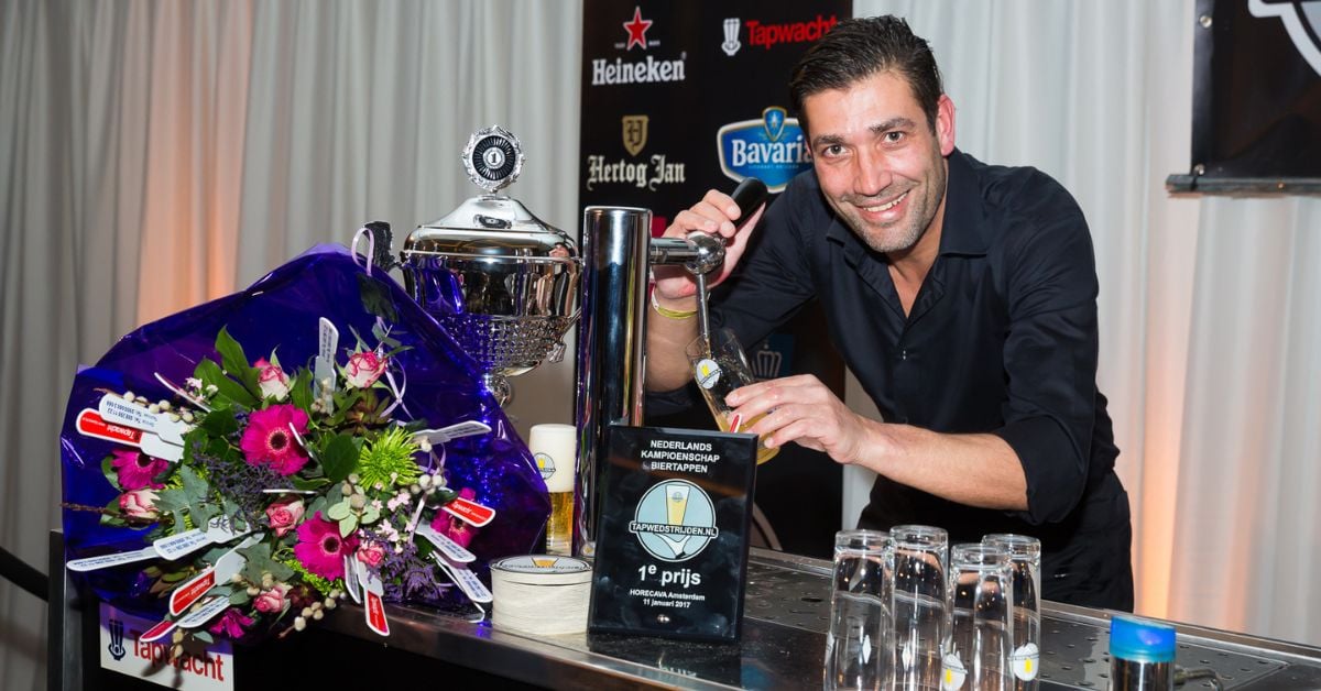 Raymond Hardy Nederlands Kampioen Biertappen