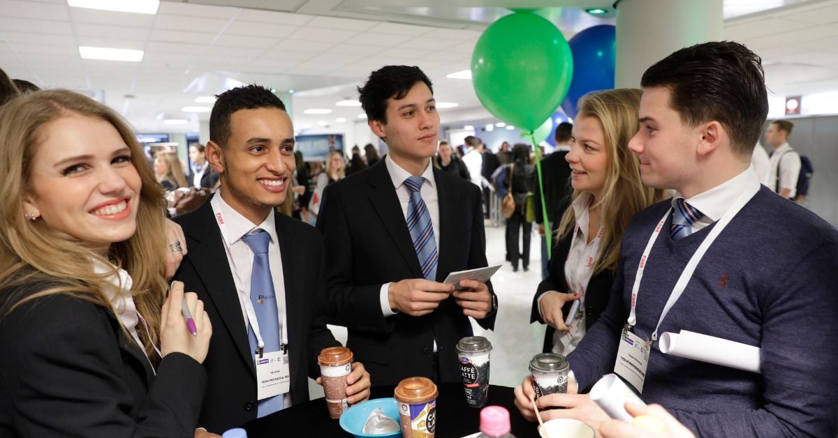 Studenten op de Young Professional Experience Day op Horecava
