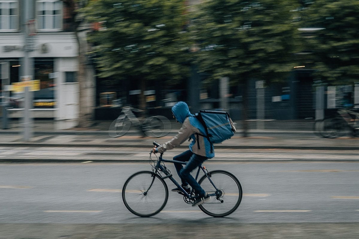 maaltijdbezorging fietser | Horecava