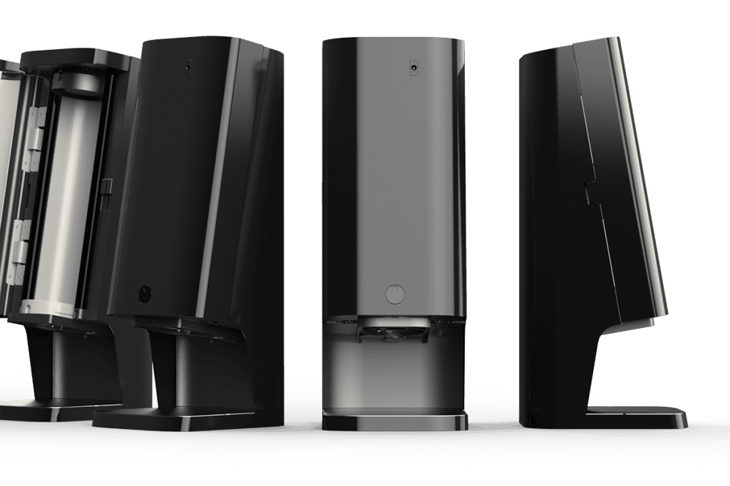 Multidispenser voor, zij en 3d 