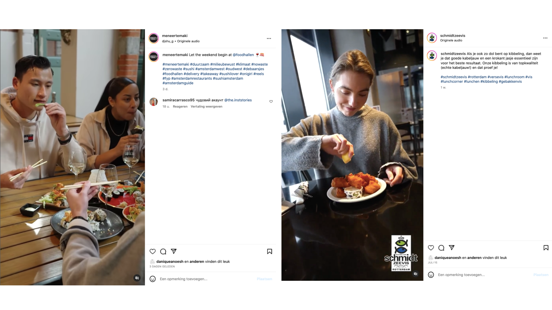 Meer jonge gasten voorbeelden Instagram