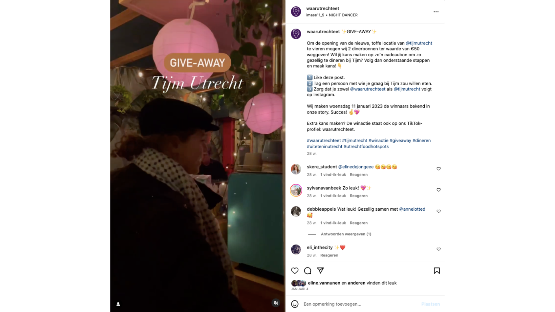 Meer jonge gasten samenwerking met influencer