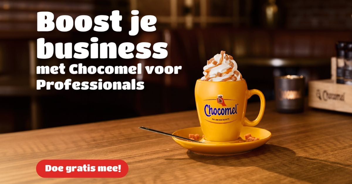 Campagnebeeld Chocomel: Boost je business met Chocomel voor Professionals