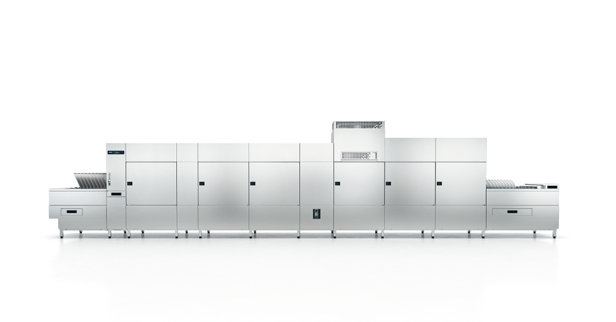 Transportvaatwasmachine uit de MT-serie van Winterhalter