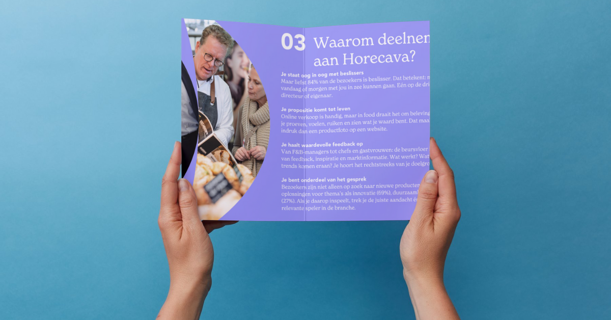 Deelnemen aan Horecava