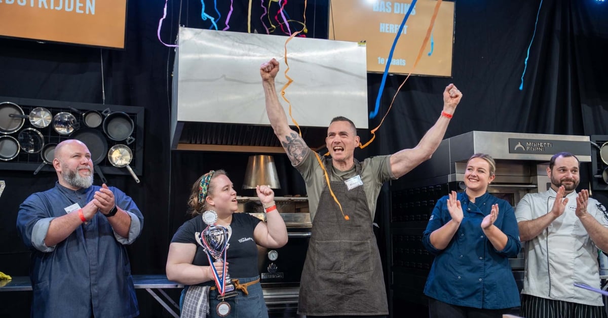 Bas Diks wint NK Lekkerste Broodje 2025