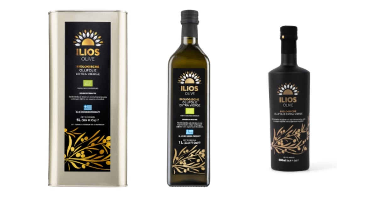 Ilios Olive in diverse formaten verkrijgbaar