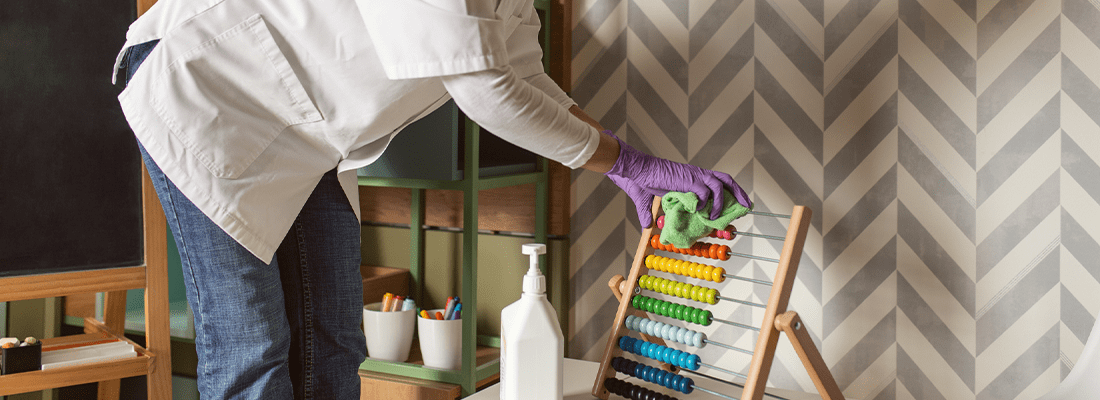How to you ensure a clean and hygienic school?