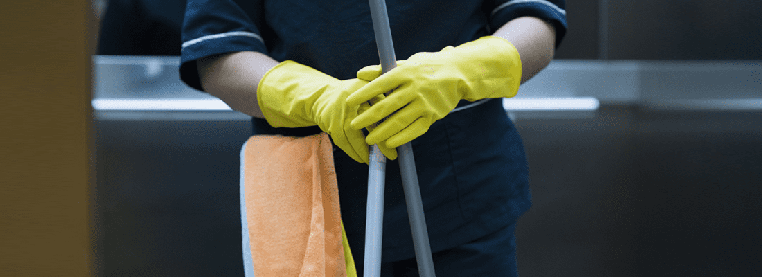 How do you prevent infection as a Cleaning professional? 