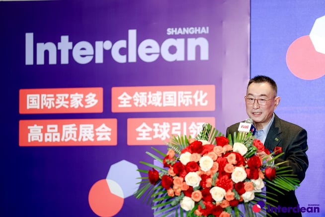 Press Conference Interclean Shanghai Gu Jing