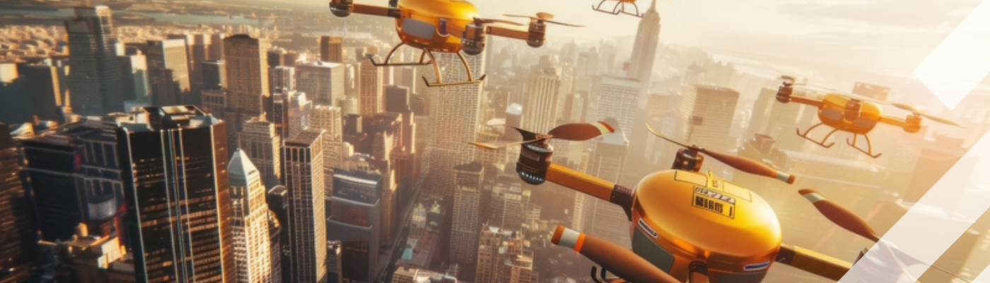 Delivery drones test the new layer of urban mobility.