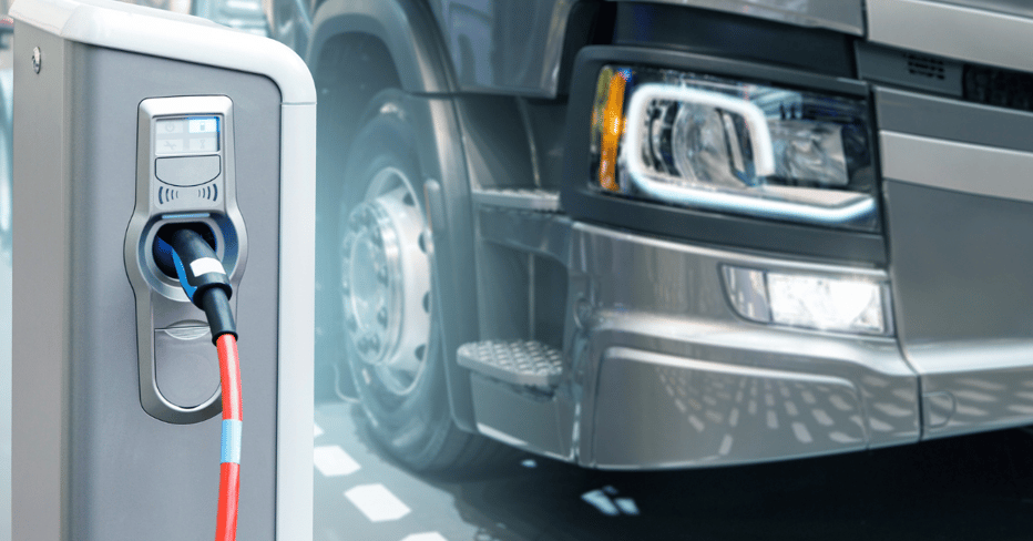 Charging an electric truck
